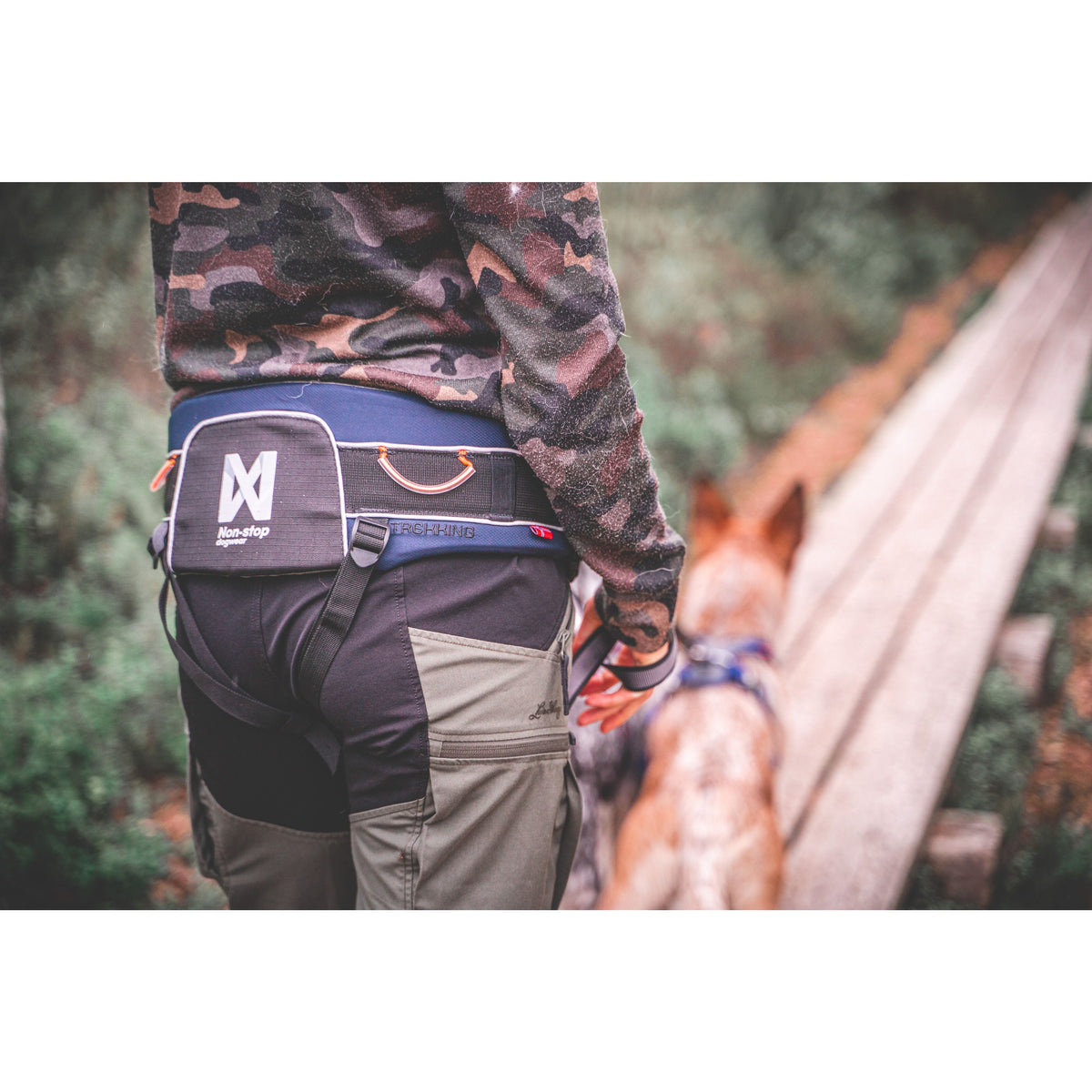 Wandergurt Trekking Belt - blau - athleticdog