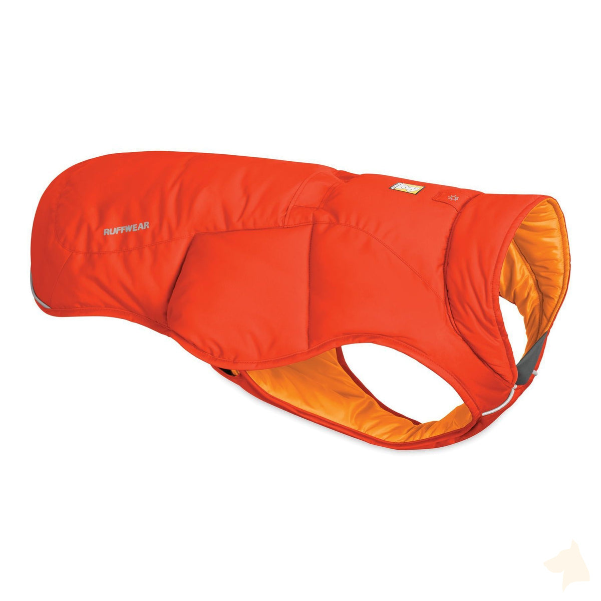 Thermo Hundemantel Ruffwear Quinzee™ - orange/rot-Ruffwear-athleticdog